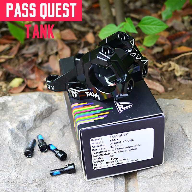 PASS QUEST台产双肩叉速降把立DH ENDURO自行车直装式tank全cnc