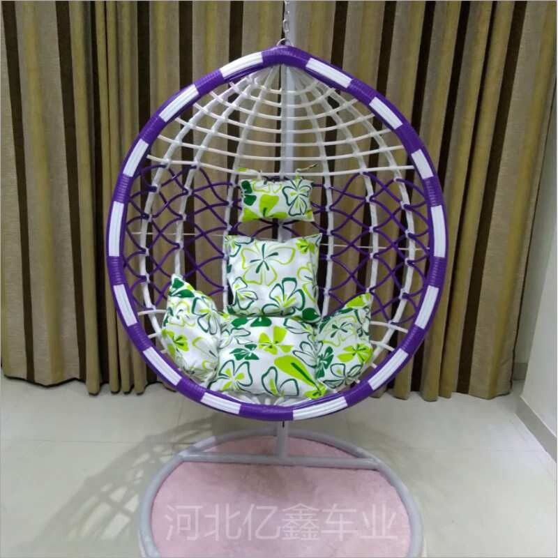 单人粗腾吊篮吊椅室内吊椅鸟巢阳台秋千椅仿藤单人粗藤秋千吊篮