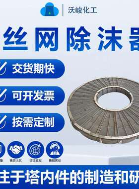 丝网除沫器厂家SP型废气过滤脱硫塔填料网304/316/PP丝网除雾器