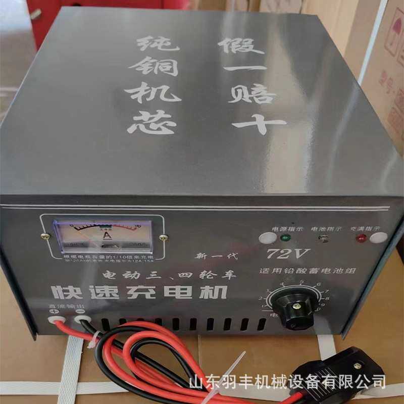 电动三轮车充电机水电瓶蓄电池组48v60v72v纯铜大功率快速充电器