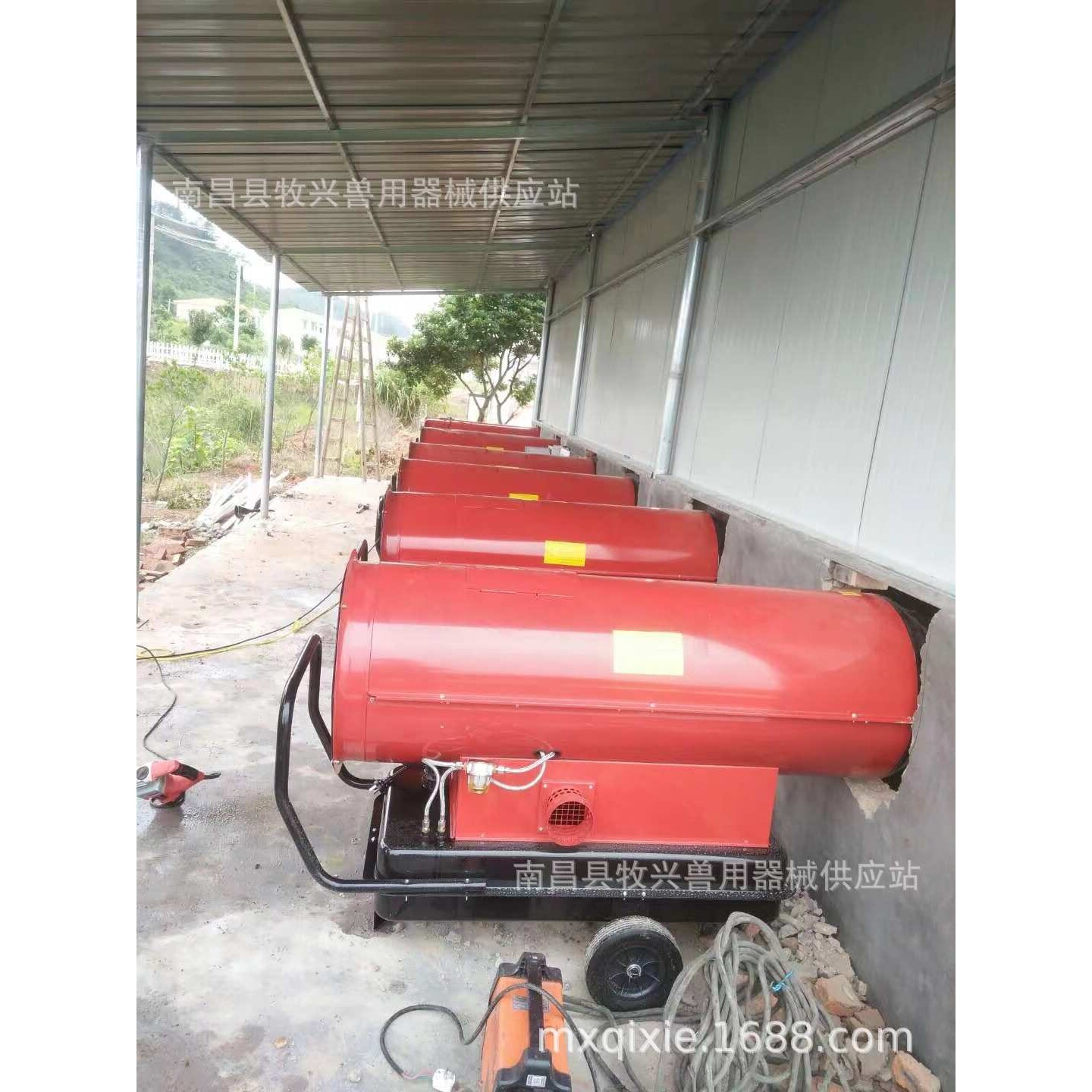 猪乐道115KW千瓦燃油加温烘干消毒机车辆房猪栏高温消毒畜牧、养