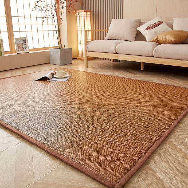 冰藤席地垫夏季家用客厅卧室榻榻米垫子出租屋地铺软垫夏天席子