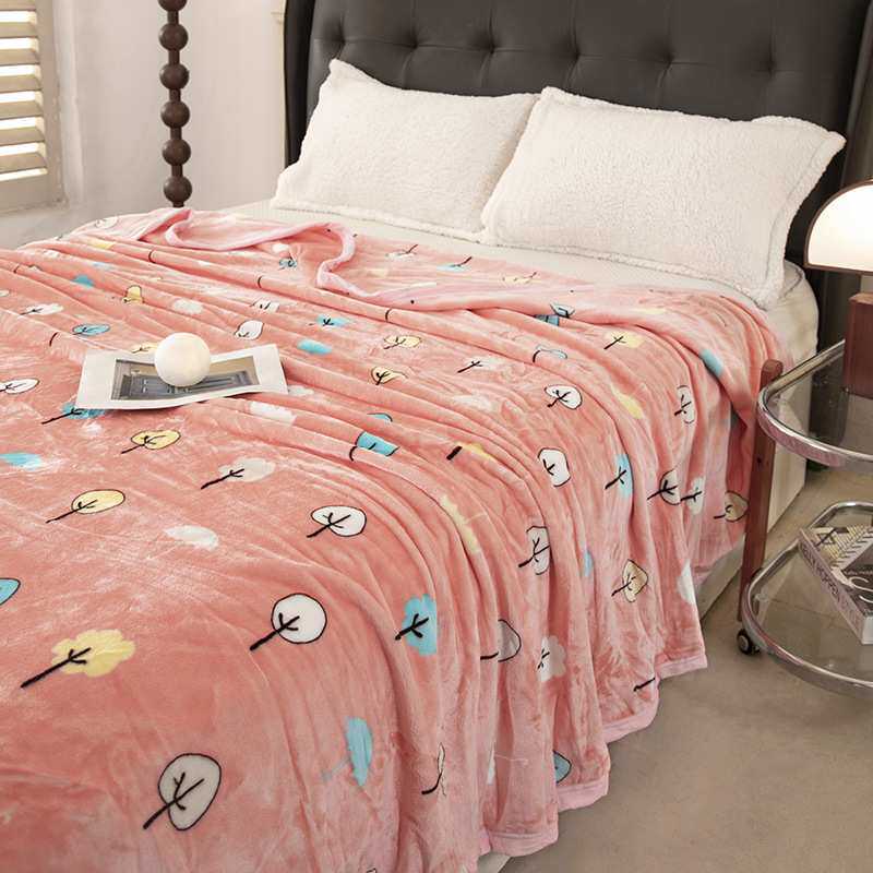 来图打样多功绒毯亲肤雪貂绒法兰绒沙发盖毯办公室午休毯代发