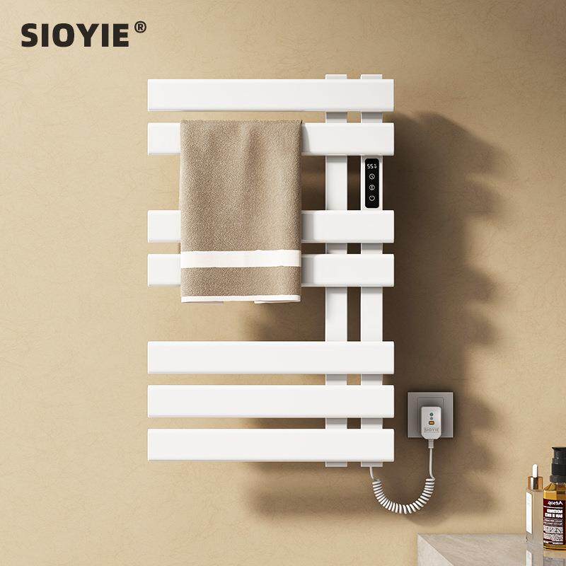 电热毛巾架浴室卫生间毛巾杆碳纤维加热智能恒温烘干置物架子R530