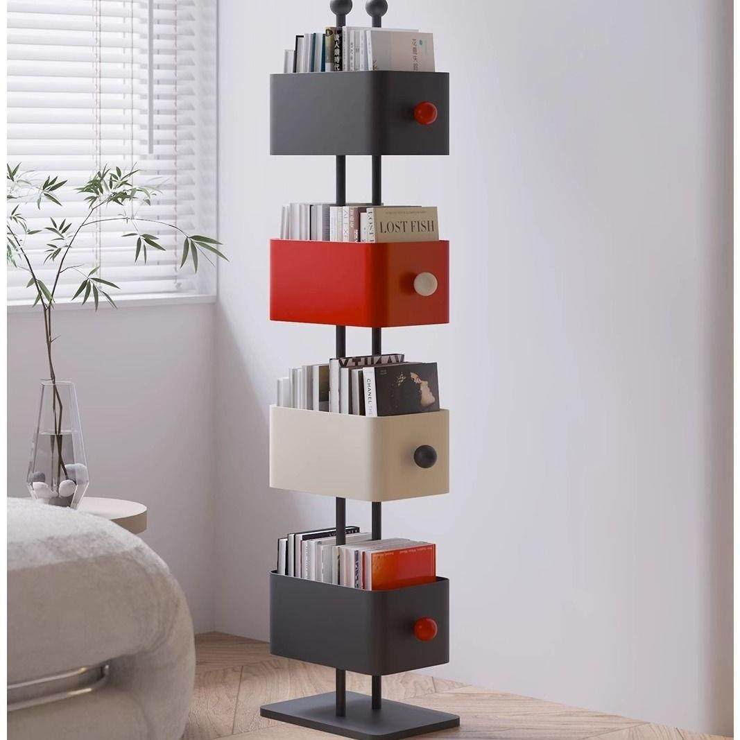 新款家用落地多层书架客厅铁艺置物架转角储物柜收纳展示柜隐形柜,模玩/动漫/周边/娃圈三坑/桌游,模型制作工具/辅料耗材,淘宝优惠券,粉丝福利购,淘宝优惠卷