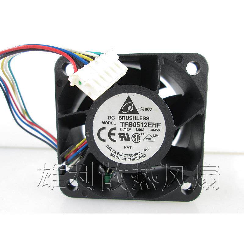 台达 TFB0512EHF 12V 1.00A 5032 5CM 6线 PWM温控 滚珠风扇