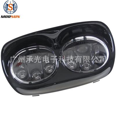 承光电子 5.75寸适用哈雷大灯 Led双灯 哈雷戴维森公路滑翔前大灯