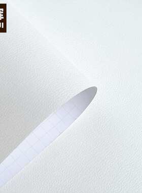 PVC白色仿皮革纹理自粘墙纸壁纸墙贴家具翻新贴膜防水展柜装饰膜