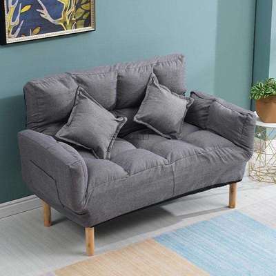 Hx2懒人沙发简易小户型客厅双人现在经济型榻榻米折叠卧室阳台沙