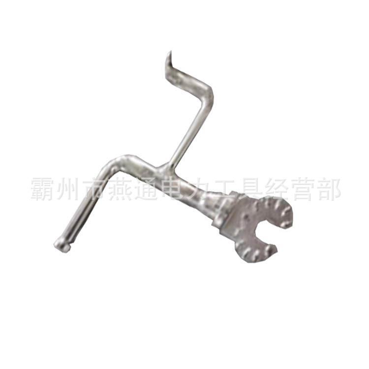 ZF011718加厚令克杆高压拉闸杆接扣绝缘棒接口金属接头