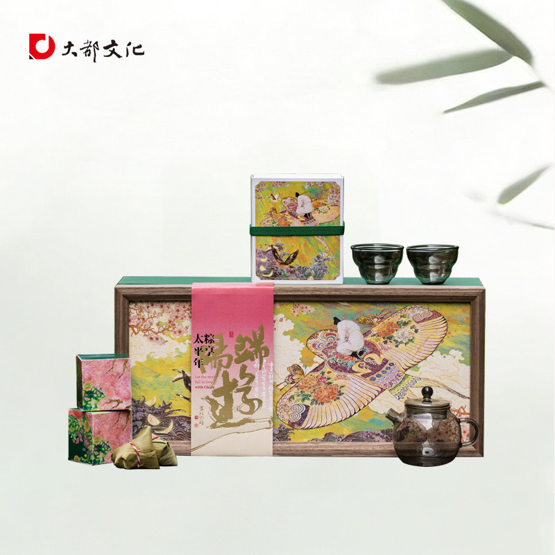 26年端午新品端阳游寻遇联名玻璃茶具香挂茶粽香水香插装饰画框
