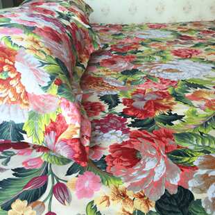 2025热情似火骄阳粗布舒适透气三件套 床单枕套帆布三件套