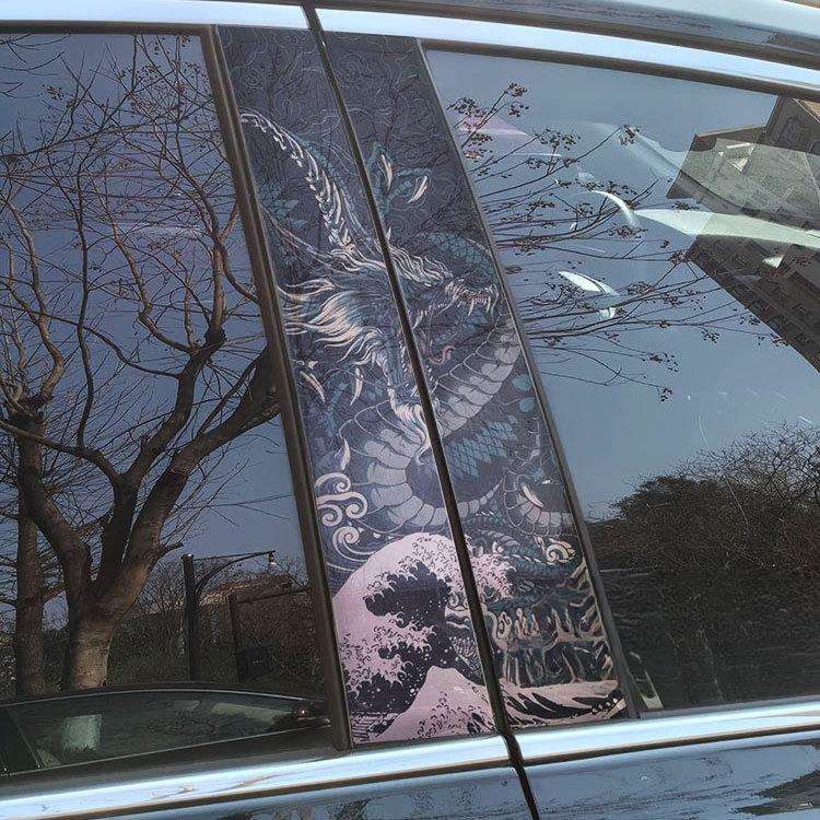 暗莹适用汉兰达汽车车窗改装饰条亮条贴合原车防剐蹭车身装饰改装