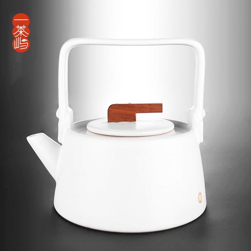 电陶炉陶瓷煮茶器单壶全自动煮茶炉提梁壶烧水壶大号茶具家用套装
