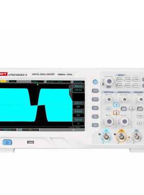 优利德UTD2102CEX数字存储示波器 100M带宽双通道彩屏台式示波器