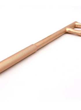 WEDO维度防爆工具 防爆防滑轧花F扳手 防爆扳手铍青铜无火花E174B