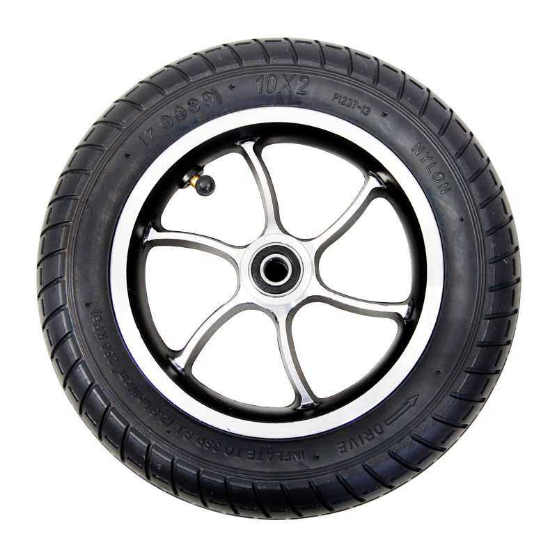 电动轮椅配件大全前轮轮子8寸200x50前小轮10寸10x2万向轮实心胎