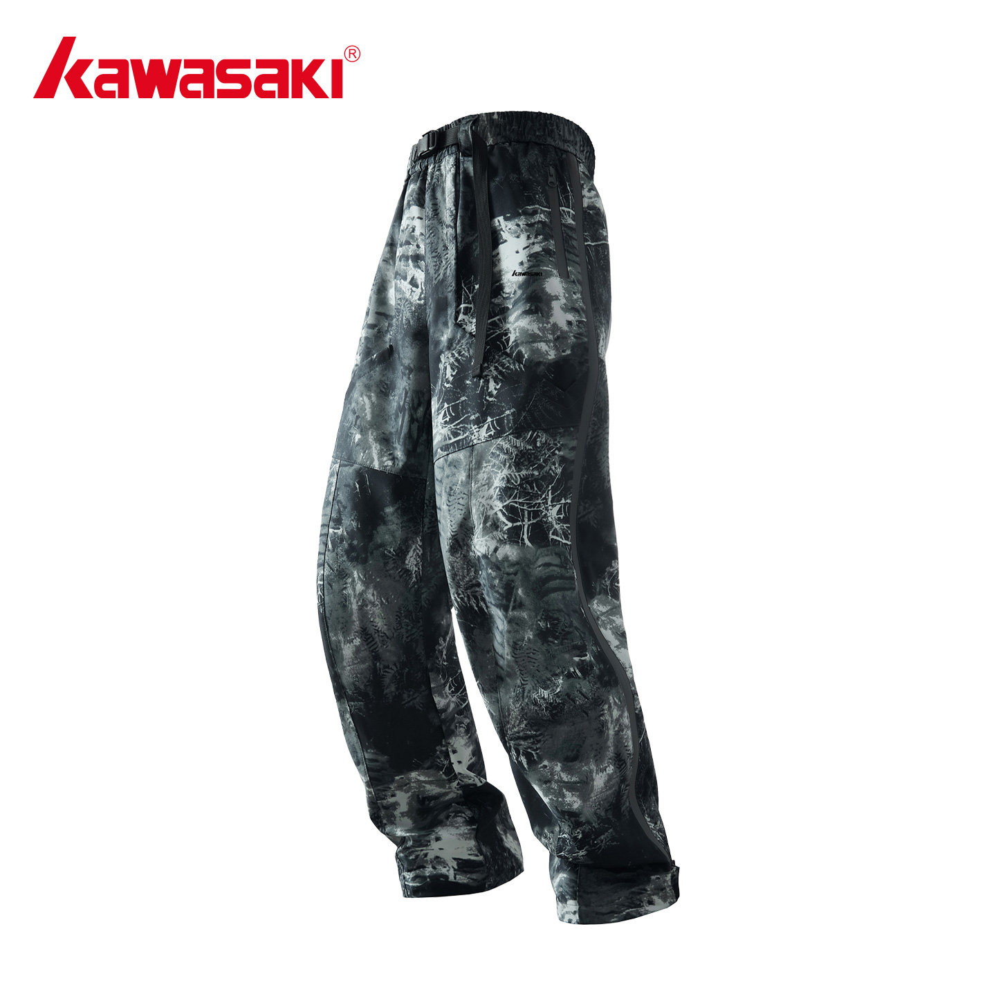 kawasaki/川崎正品户外防泼水冲锋裤侧开拉链徒步防风骑行登山裤,男装,休闲裤,淘宝优惠券,粉丝福利购,淘宝优惠卷