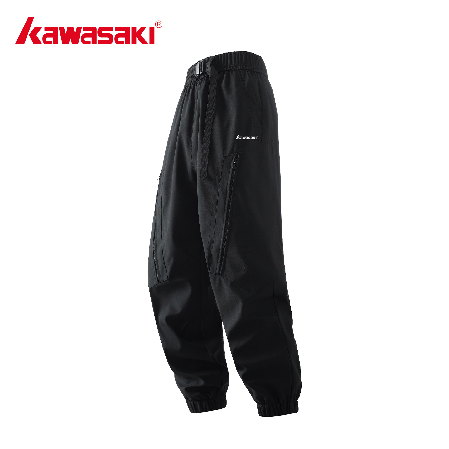 川崎正品三防冲锋裤登山裤黑色