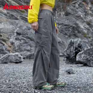 轻量化户外冲锋裤 裤 三防男女春季 徒步工装 登山裤 Kawasaki川崎正品