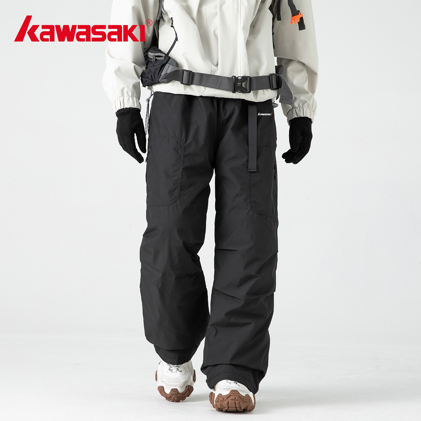 Kawasaki川崎轻量户外三防羽绒裤