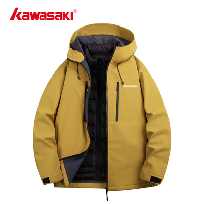 Kawasaki川崎羽绒服冲锋夹克外套