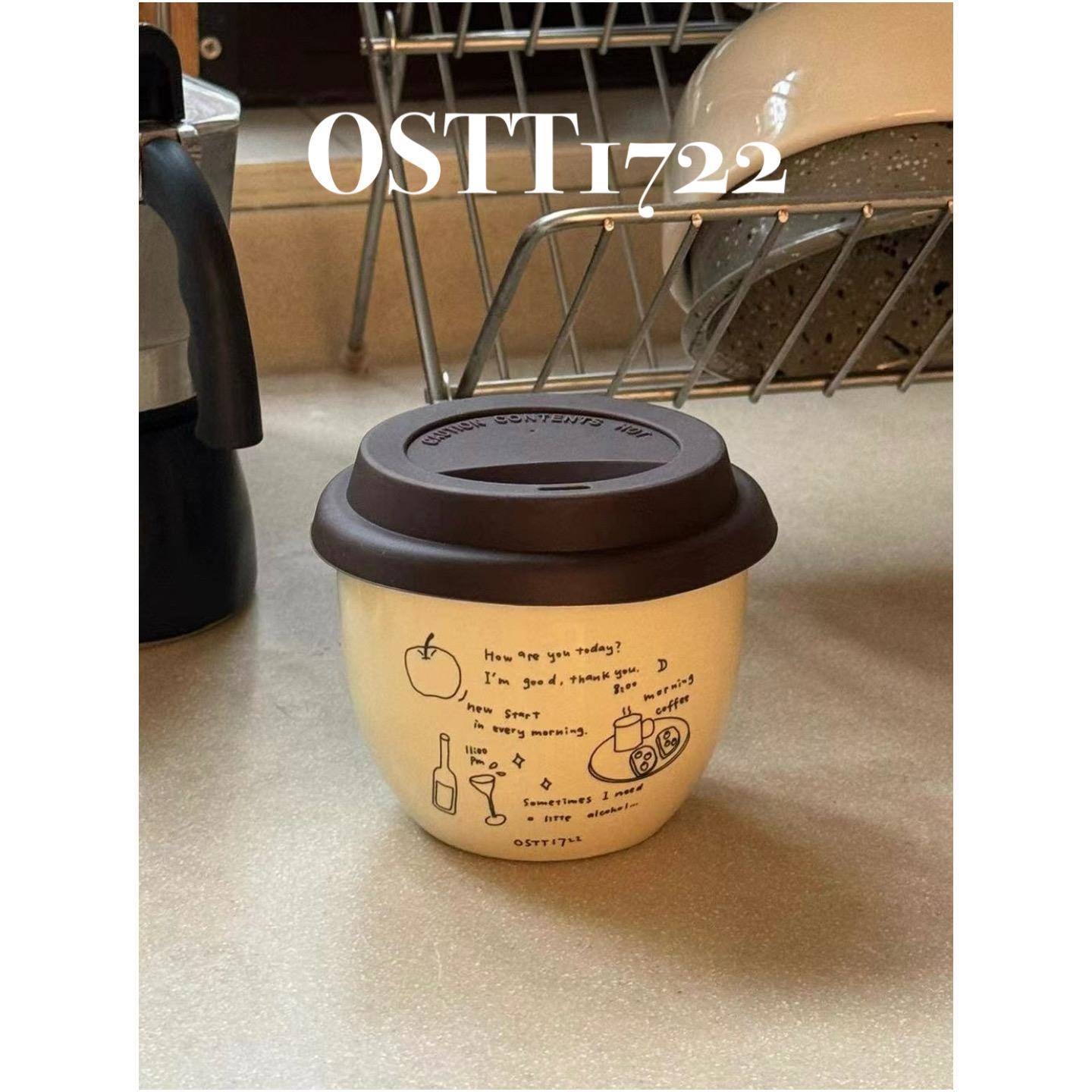〈Good Day马克杯〉OSTT1722原创小容量咖啡牛奶直饮耐高温陶瓷杯图片