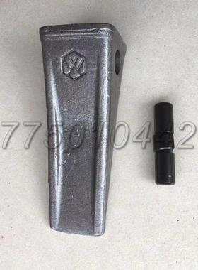 新源轮式挖掘机65 c75通用 挖机 pc60斗齿 斗肖标准耐磨型黑色