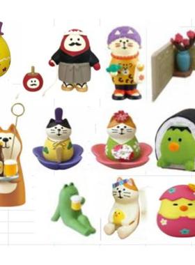 达摩打陀螺买菜猫女儿节猫复活节小鸡彩蛋拐角屏风拍照道具摆件