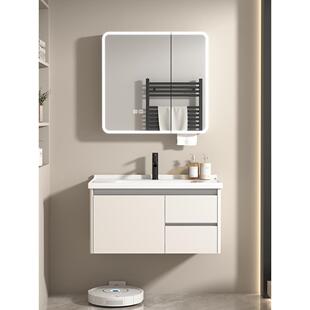 古太牧蜂窝铝浴室柜组合陶瓷一体洗手盆洗脸池卫生间洗漱台面盆柜