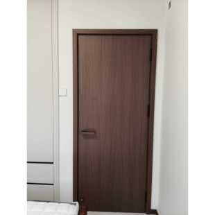 千年舟斜晖胡桃朗月胡桃同色木门全屋定制