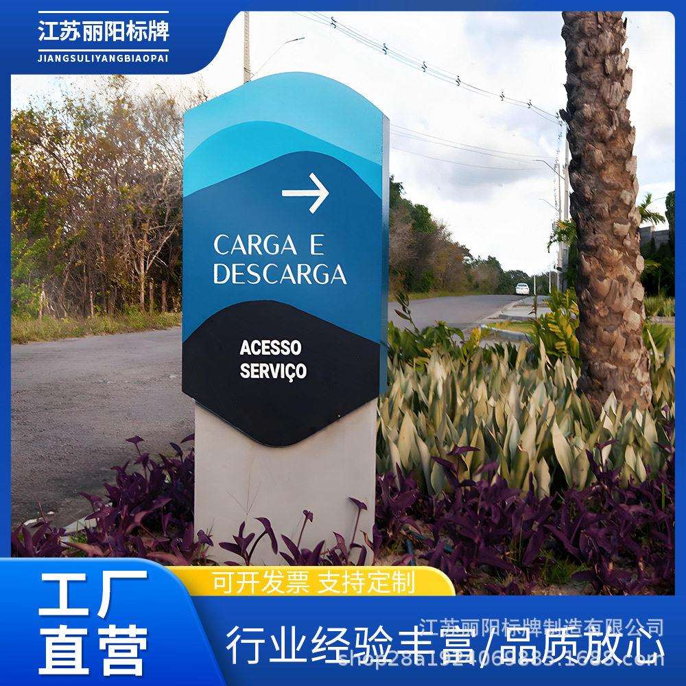 户外立式导向牌公园小区指示牌指引牌商场导视牌