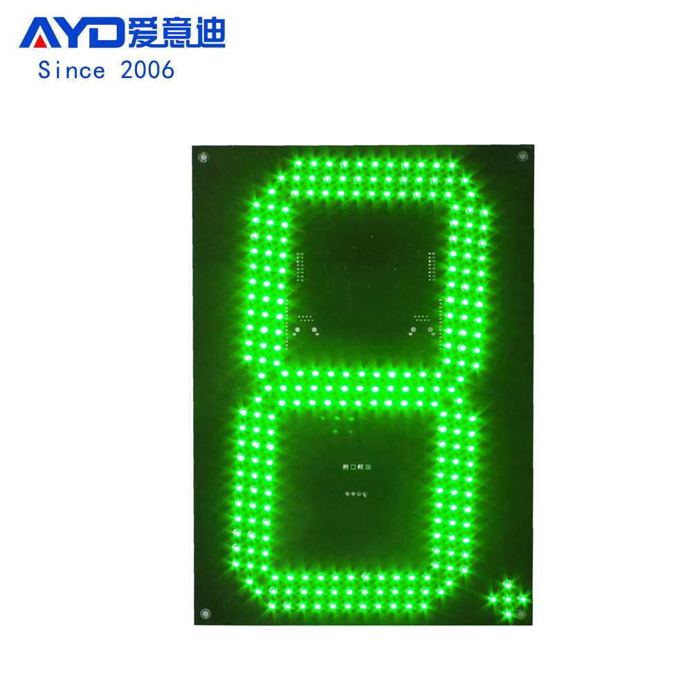 承德加油站灯箱广告牌 LED价格数字屏12寸LED数字板配件供应厂家