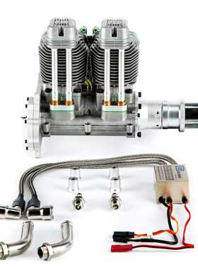NGH航模发动机GF60i2四冲程直列双缸汽油发动机