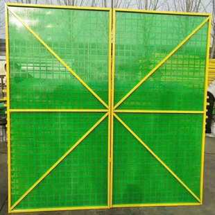 建筑爬架网安全防坠防护钢脚手架连接金属钢板网片工地高层外架