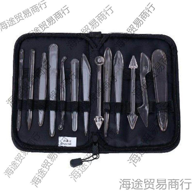 翻糖工具面塑非亚克力件套装刻具周毅翻工具泥塑面塑送砂纸
