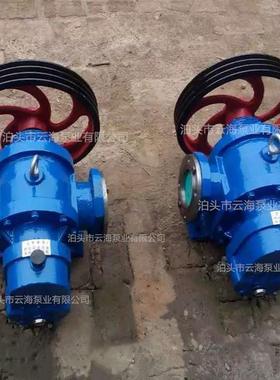 供应 LCXW100/0.6高粘度糖蜜泵 泊头罗茨泵厂家 保温沥青罗茨泵