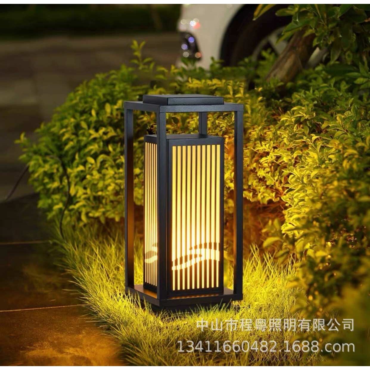 新中式户外草坪灯庭院灯别墅院子花园市政工程防水室外景观柱头灯