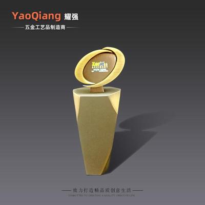 耀强zero accident运动竞赛荣誉金属奖杯锌合金属工艺品摆件铁艺