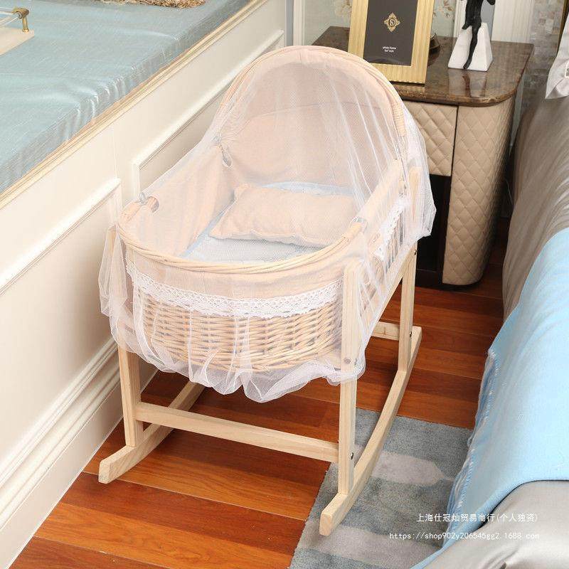 藤编新生便携手提篮车载睡篮小孩摇篮床摩西摇窝外出婴儿悠车老式,模玩/动漫/周边/娃圈三坑/桌游,模型制作工具/辅料耗材,淘宝优惠券,粉丝福利购,淘宝优惠卷