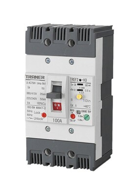 延时型 可调漏电断路器TREF2-H3 3P 125A 三相漏电保护器电子式