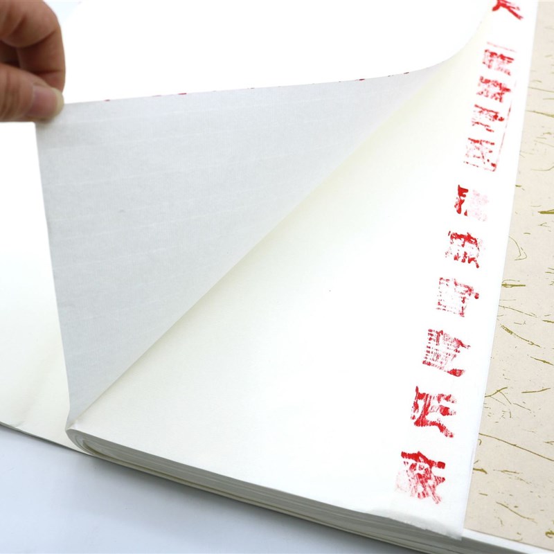 厂家 安徽宣纸书法创作国画装裱宣纸 四尺生宣