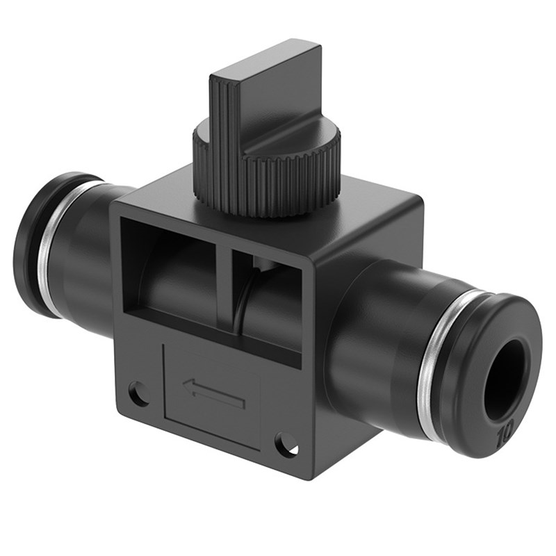 TPM朝日气动快插接头20个装HVFF-8手阀开关阀HVFF6/HVFF10/HVFF12