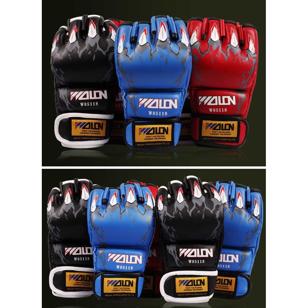 拳击手套男半指拳套自由搏击女散打训练格斗ufc专业打拳手套沙袋