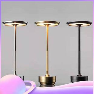 工字复古充电台灯装饰酒吧清吧氛围灯餐厅桌面床头小夜灯