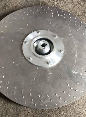 铂汇牌AZY16-900-5.5轴封抽风机轴加风机专用叶轮铝镁合金材质