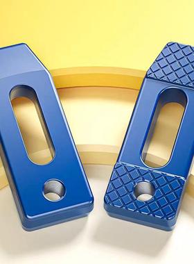 蓝色精锻机床平行压板注塑机冲床模具压板M10M12M14M16M20M24M30