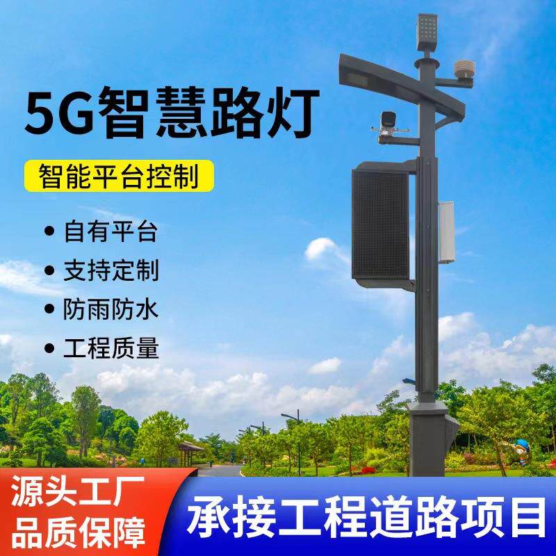 多功能智慧路灯监控灯杆单灯控制路灯智慧灯杆生产智能照明