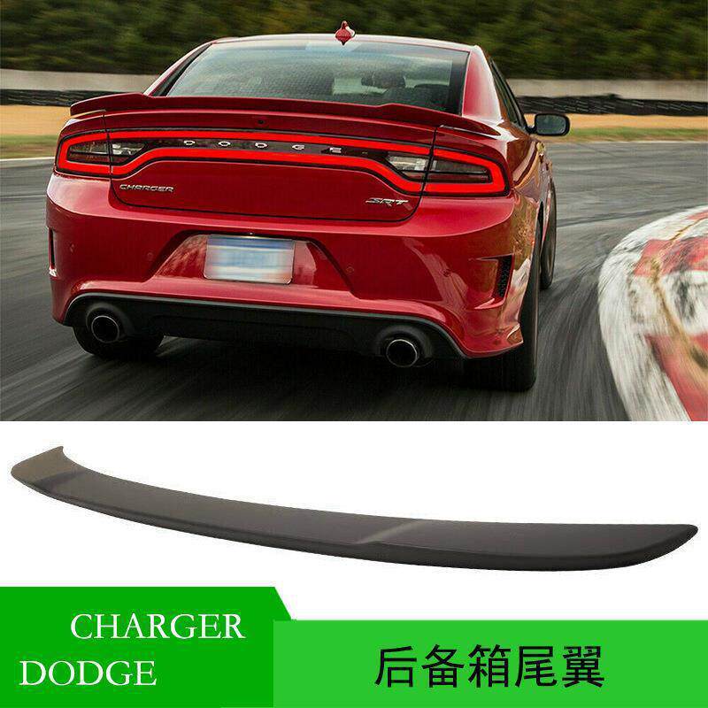 适用于DodgeCharger11-21款道奇战马尾翼改装ChargerSRT尾翼碳纤