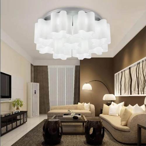 简约现代祥云玻璃吸顶灯创意个性艺术书房卧室儿童房过道客厅灯具